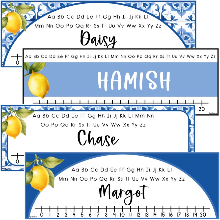 Decor Packs - Top Teacher