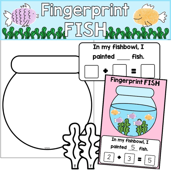 Fish Scales Addition 1-5 Activity - Top Teacher