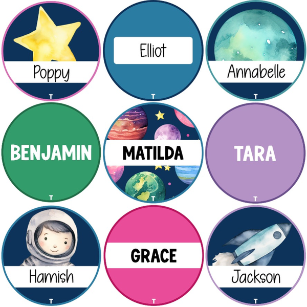 Labels 2 Per Page Space - Top Teacher