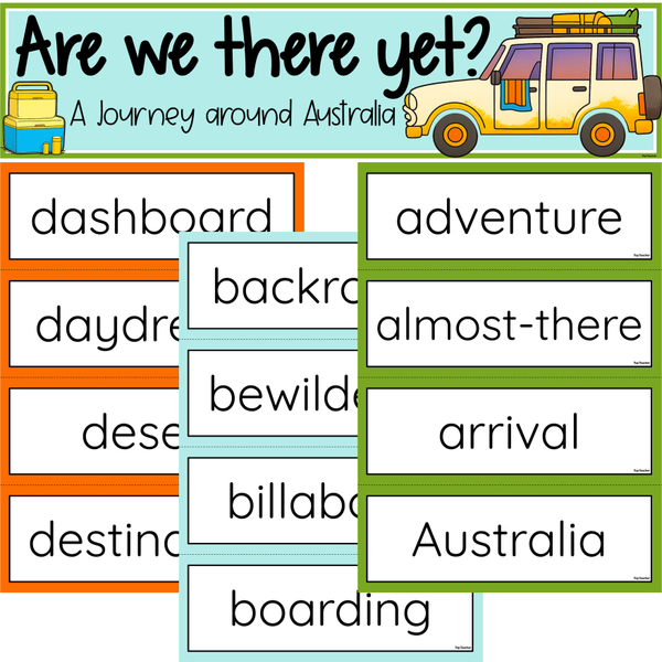 Word Wall Cards - Top Teacher
