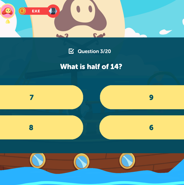 Halving Numbers LET’S SAIL - Top Teacher