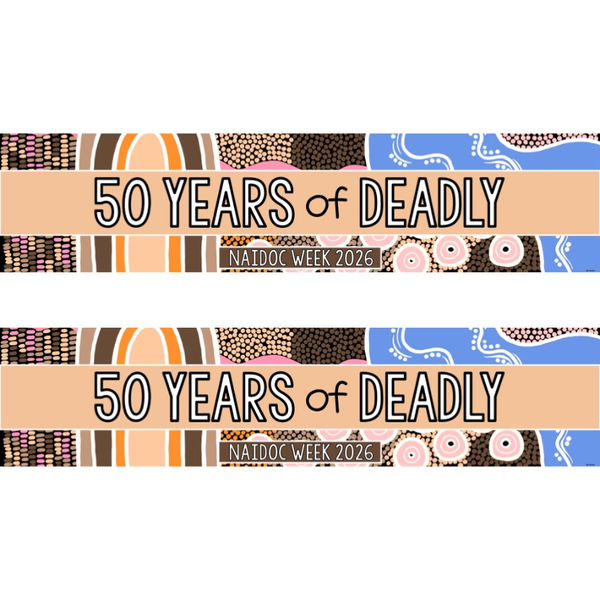 NAIDOC Week Banner B&W - Top Teacher