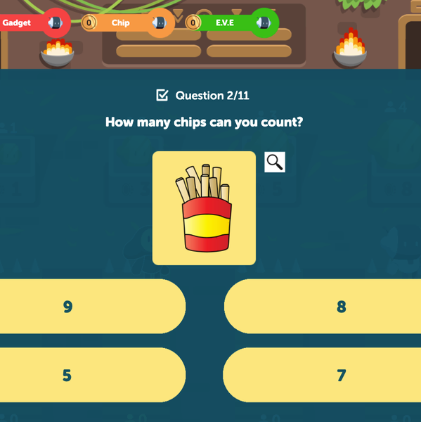 Count the Chips: Numbers 0-10 LET’S STEAL - Top Teacher