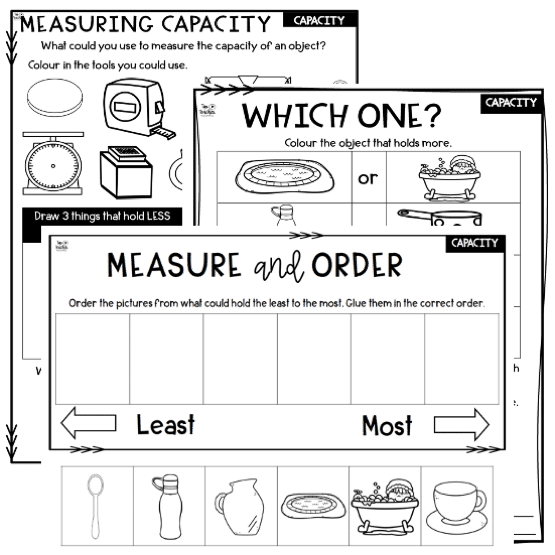 Capacity Worksheets - Top Teacher