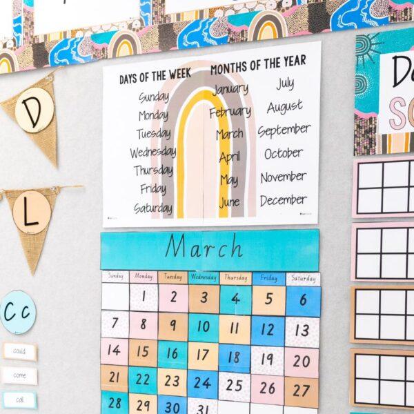 Days & Months Posters Juguli - Top Teacher