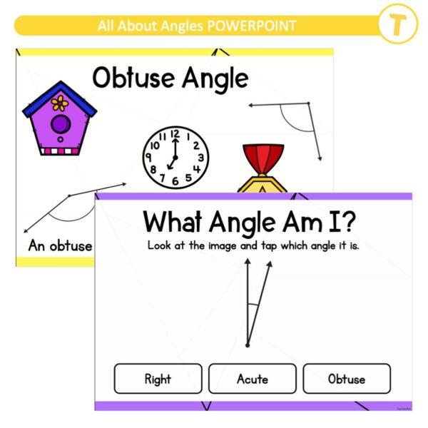 Year 3 Angles Animated Powerpoint Presentation And Worksheets