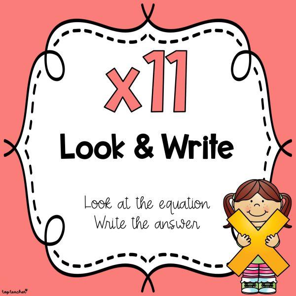 Multiplication x3 Tables Look & Write POWERPOINT - Top Teacher