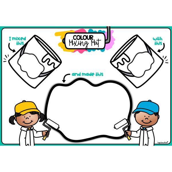 Colour Mixing Mat - Top Teacher