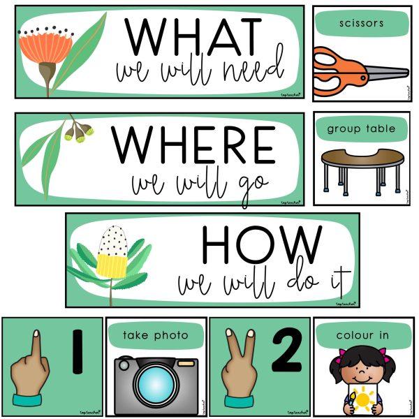 Instructions Display Let’s Bloom - Top Teacher