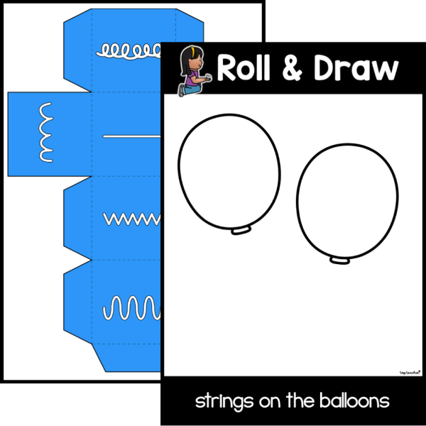 Roll & Draw Pre-Writing Patterns - Top Teacher