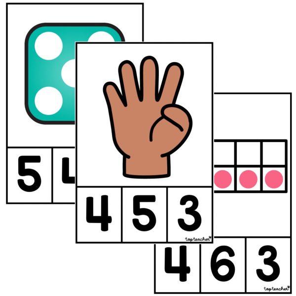 Subitising Cards: 5 & 10 Frames - Top Teacher