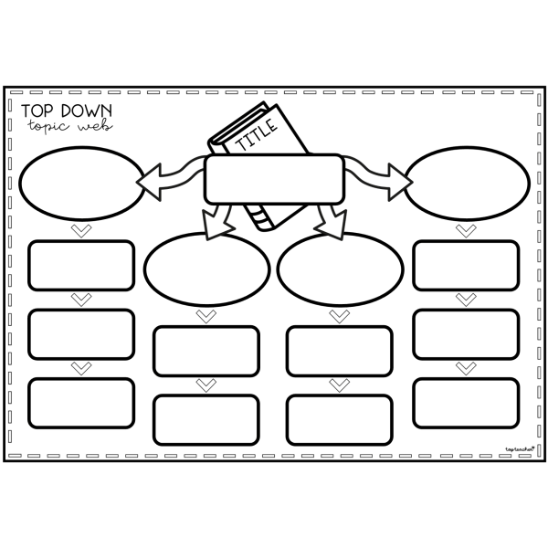Top Down Topic Web Templates - Top Teacher
