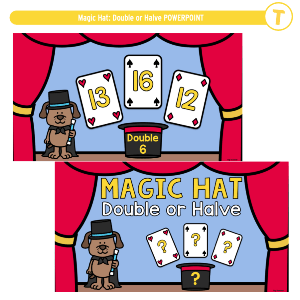 Magic Hat: Double or Halve POWERPOINT - Top Teacher