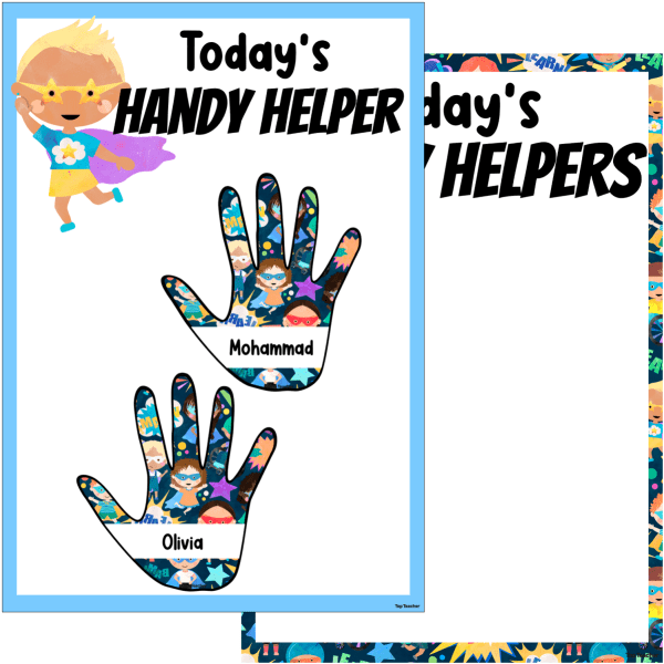 Class Jobs Hero Kids - Top Teacher