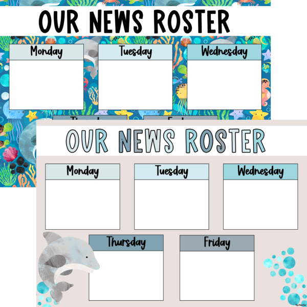 News Roster Ocean Wonderland - Top Teacher