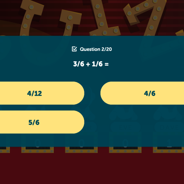 Adding Fractions with Like Denominators LET'S QUIZ - Top Teacher