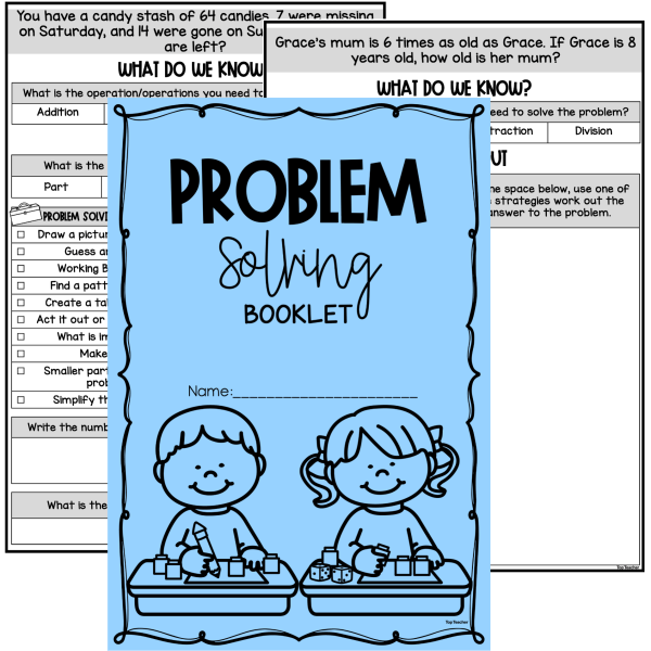 CUBES Problem Solving Mat - Top Teacher