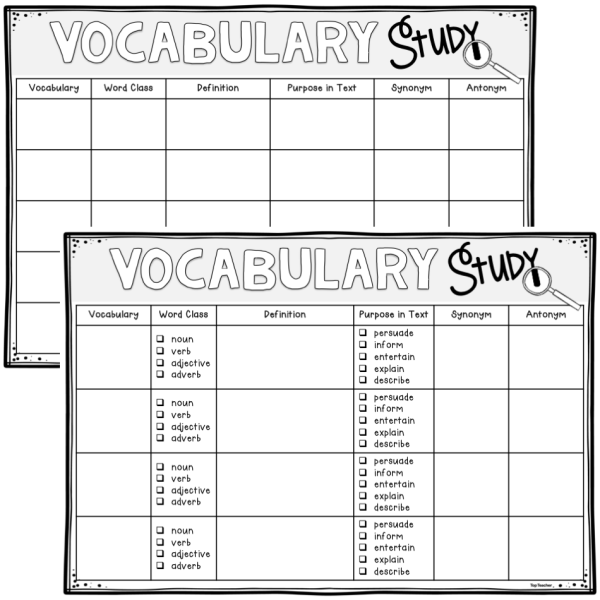 Worksheet Vocabulary Vocab Worksheet & Quiz #3 By Teacher Portal