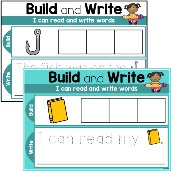 Build & Write: sh, ch, th - Top Teacher