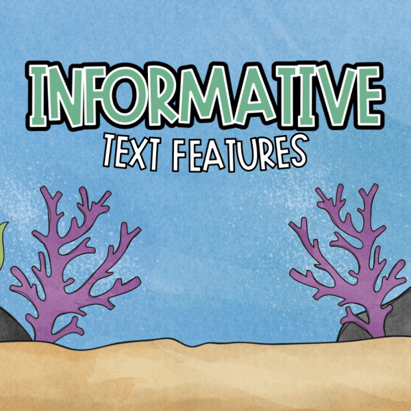 Informative Text Features Bookmarks - Top Teacher