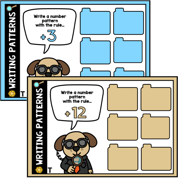 Additive Patterns Task Cards: Writing Patterns - Top Teacher