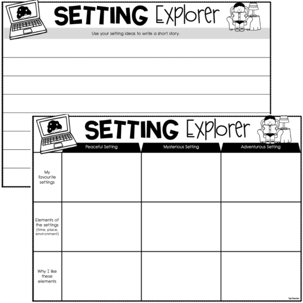 Character Explorer Worksheets - Top Teacher