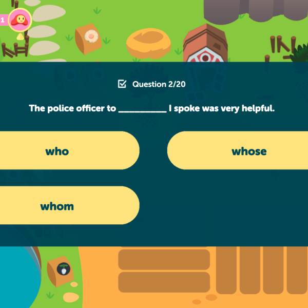Who, Whom, Whose? LET’S FARM - Top Teacher