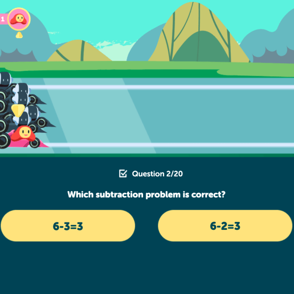 Spot the Correct Subtraction Problem: Combinations to 10 LET’S RACE ...