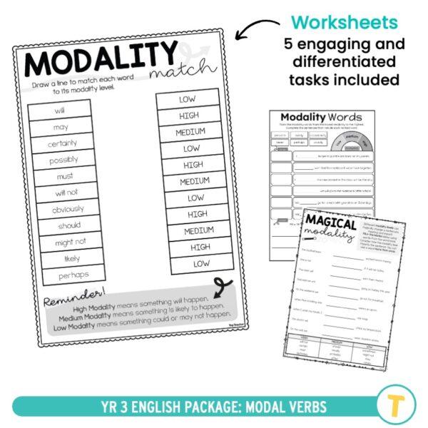 Year 3 English Package: Modal Verbs - Top Teacher