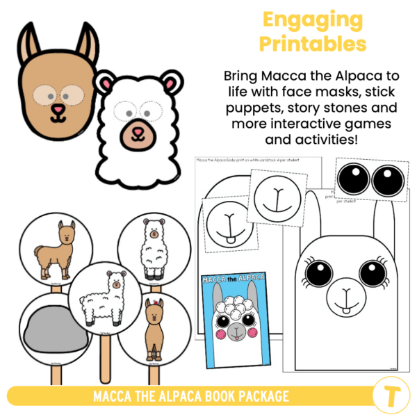Macca the Alpaca Book PACKAGE - Top Teacher