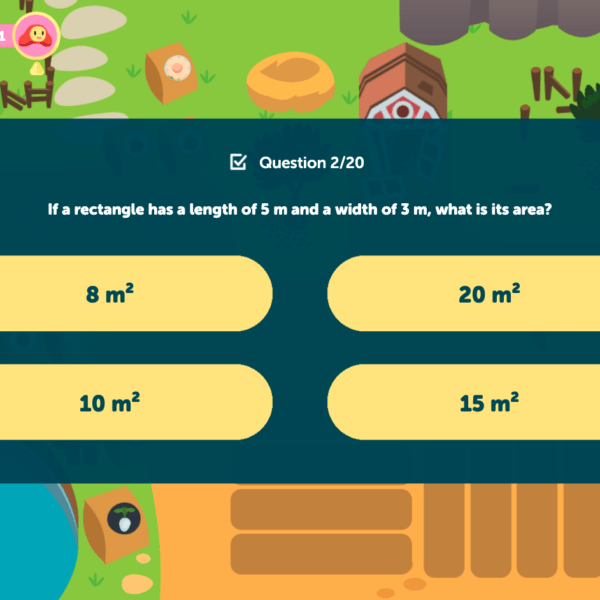 Rectangle Area Challenge LET'S FARM - Top Teacher