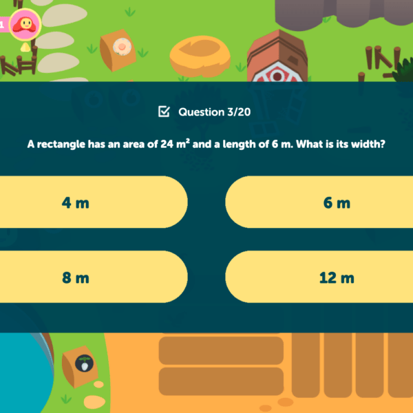 Rectangle Area Challenge LET'S FARM - Top Teacher