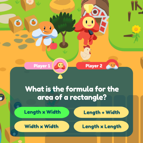Rectangle Area Challenge LET'S FARM - Top Teacher