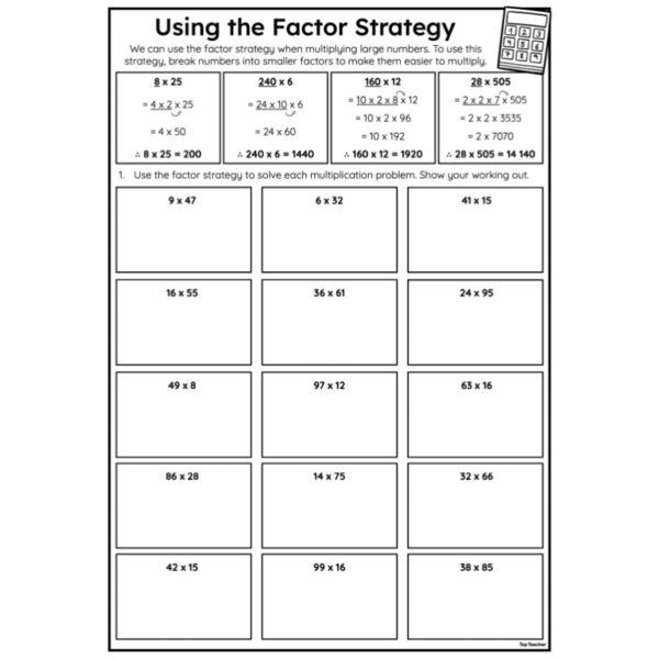 Factors - Top Teacher