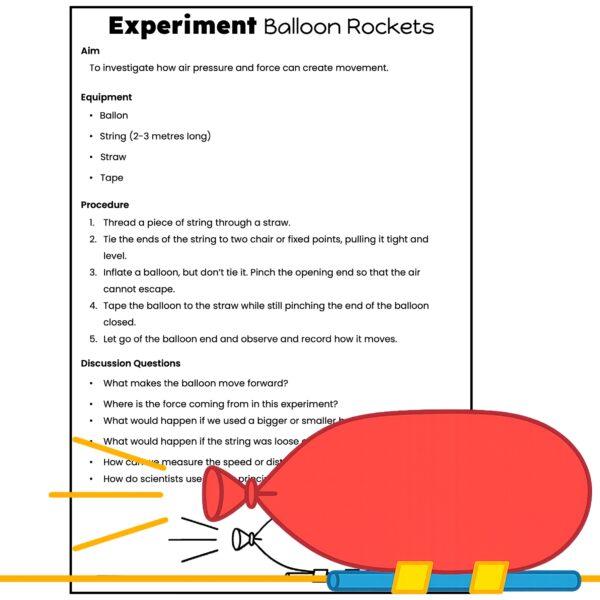 Balloon Rockets Experiment - Top Teacher