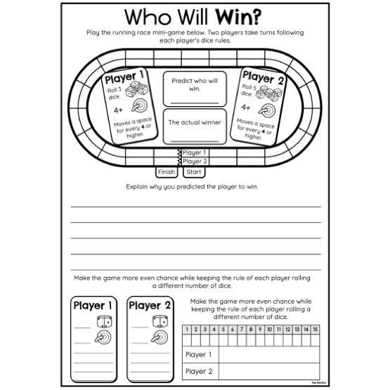 Equal Chance: Probability Posters - Top Teacher