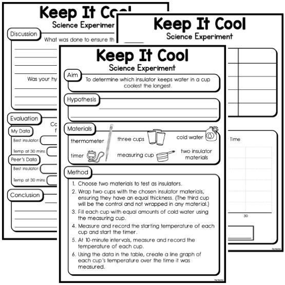 Keep It Cool Science Experiment - Top Teacher