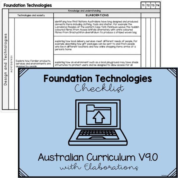 Foundation Technologies Planning Checklists - Top Teacher