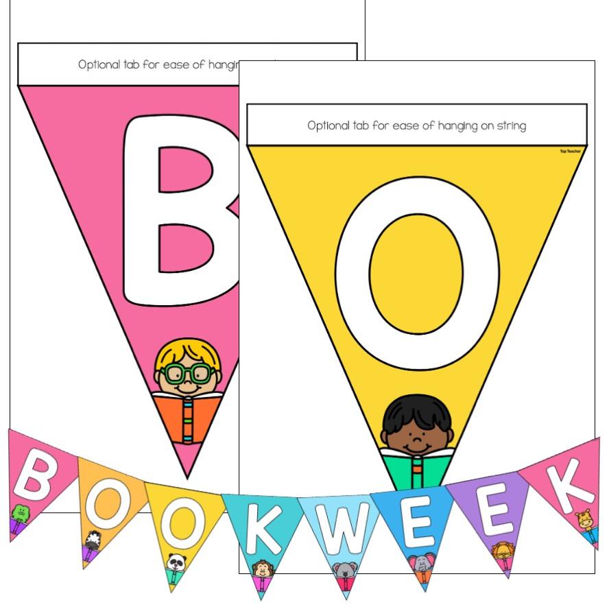 Book Week Celebration Bunting - Top Teacher