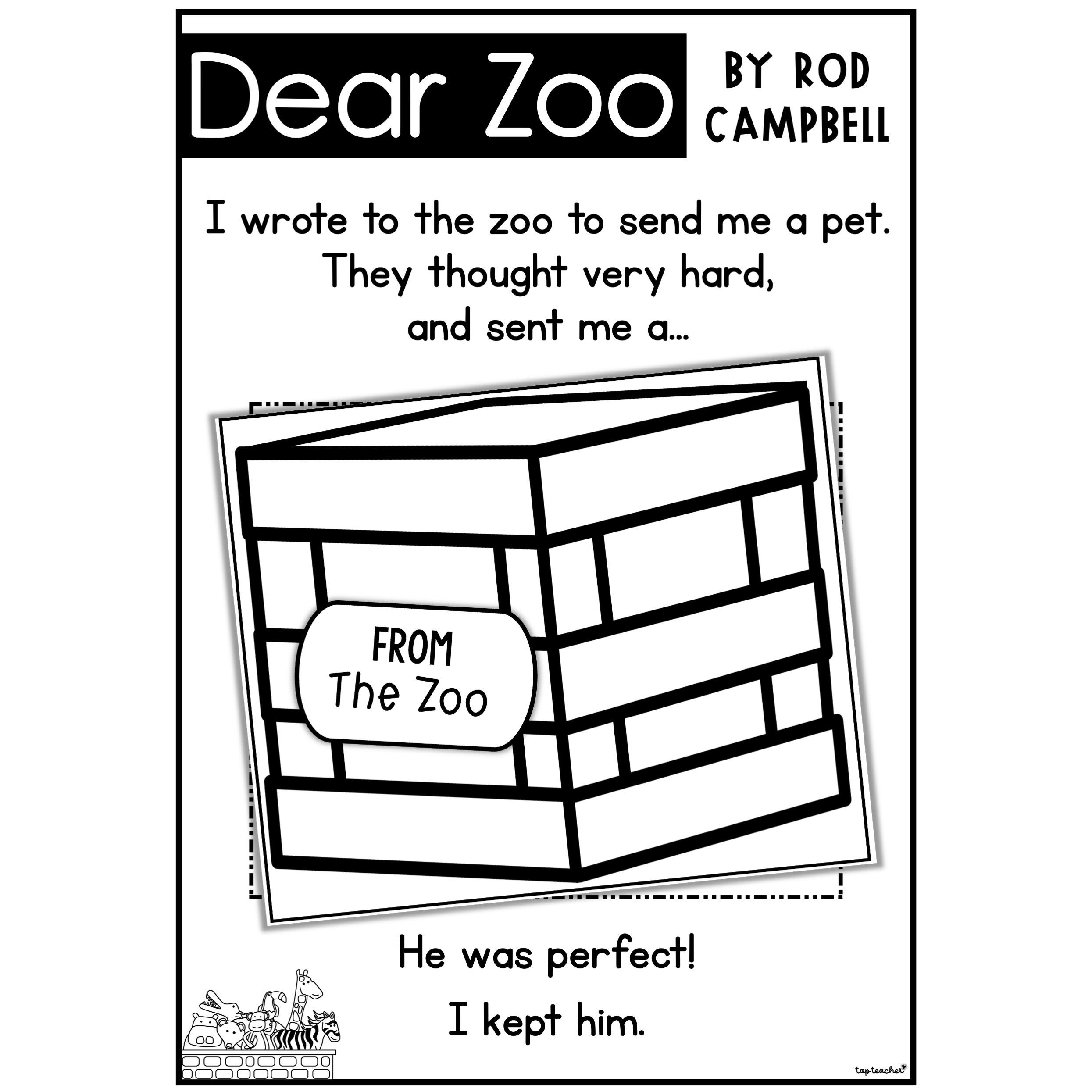 Dear Zoo: Lift the Flap Activity - Top Teacher