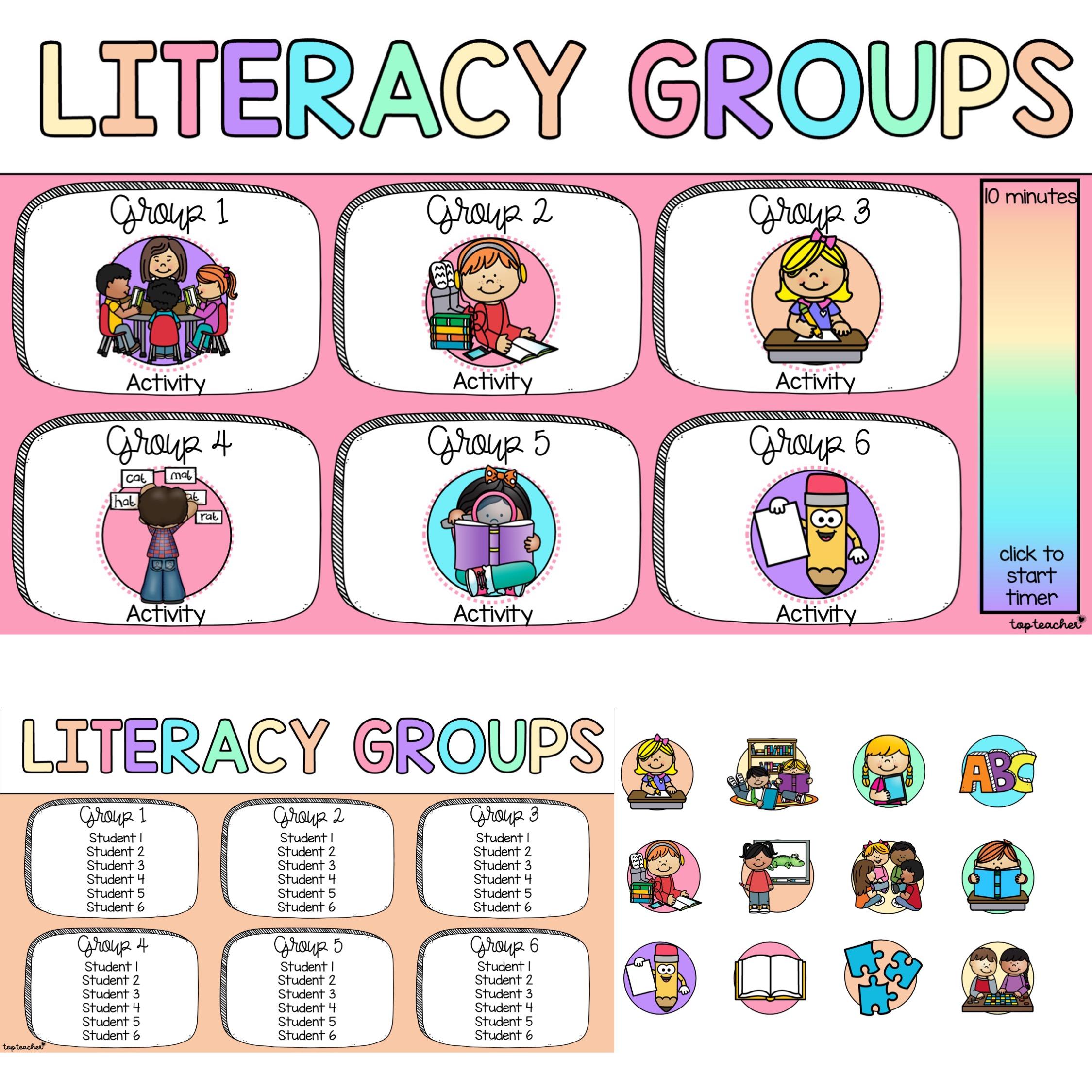 Literacy Group Management POWERPOINT - Top Teacher