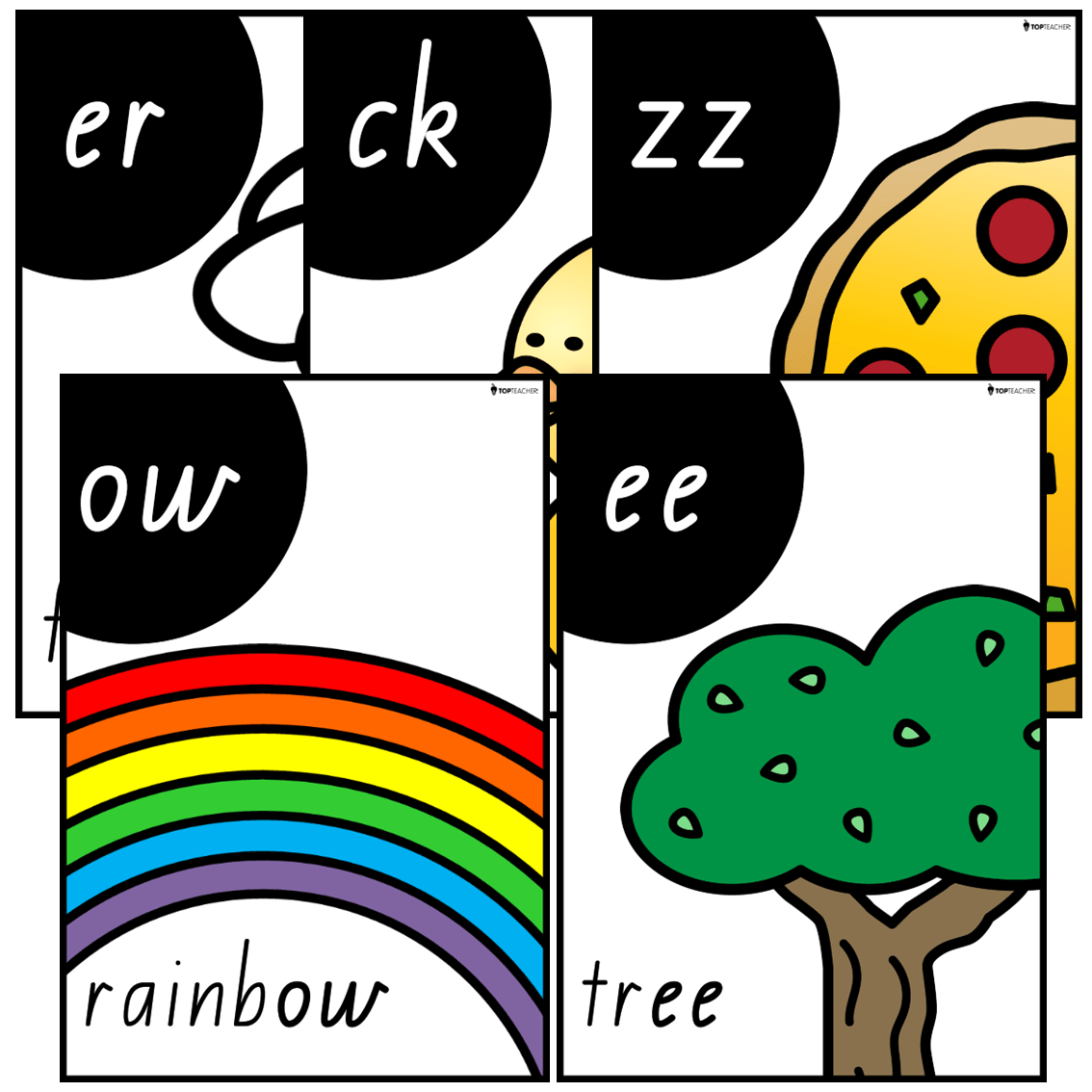 Digraph Posters - Top Teacher