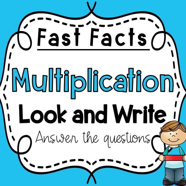 Multiplication Fast Facts Look Write Powerpoint Top Teacher