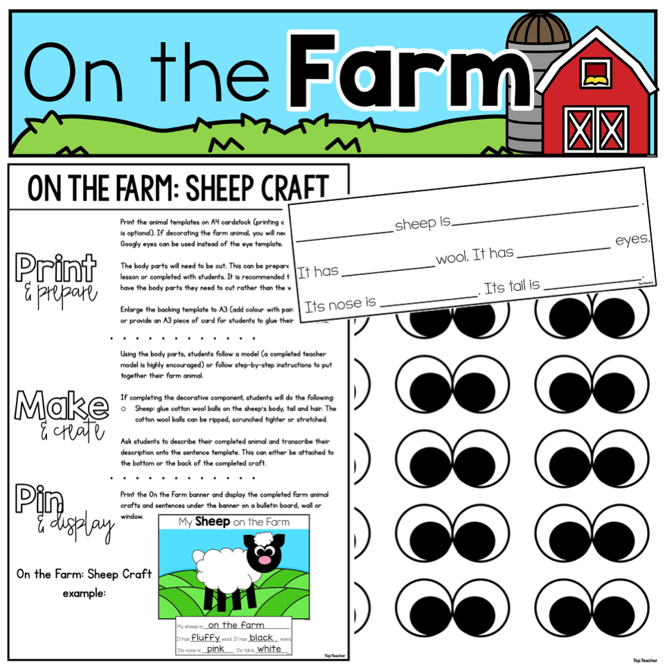 On the Farm: Sheep Craft - Top Teacher