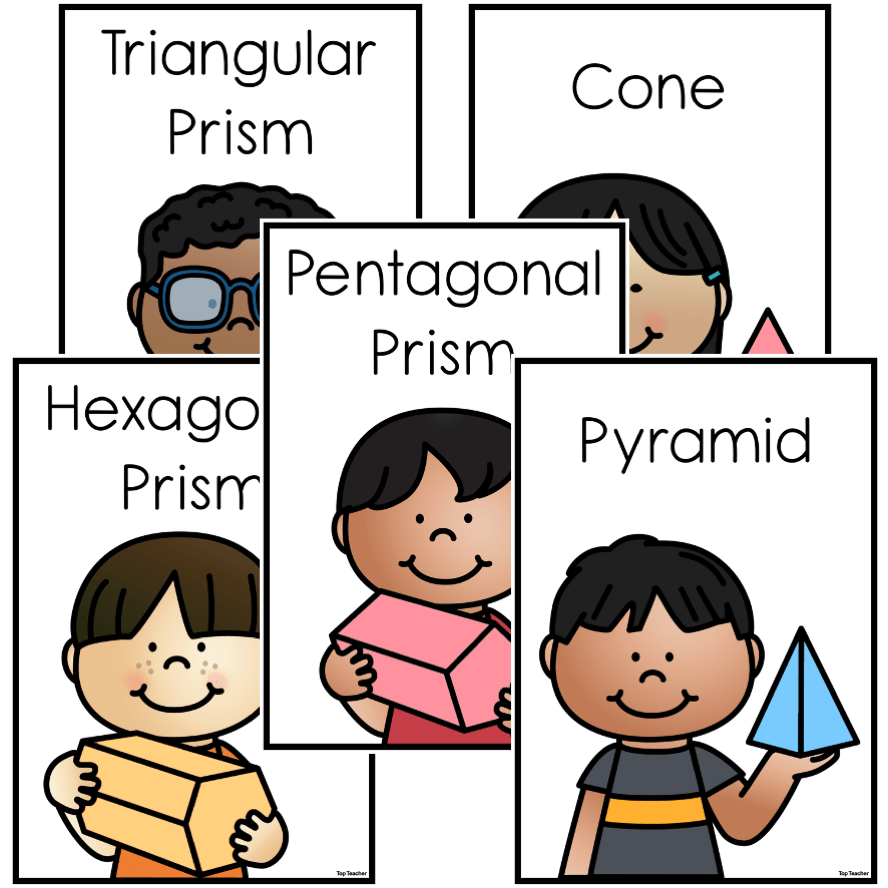 3D Object Posters - Top Teacher