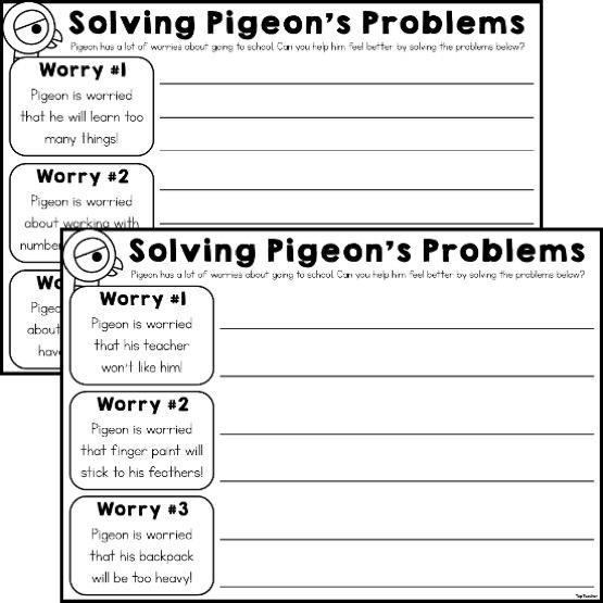 The Pigeon Has to Go to School: Solving Pigeon’s Problems - Top Teacher