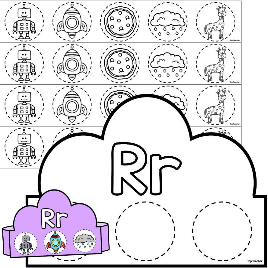 Alphabet Crown: Letter R Craft - Top Teacher