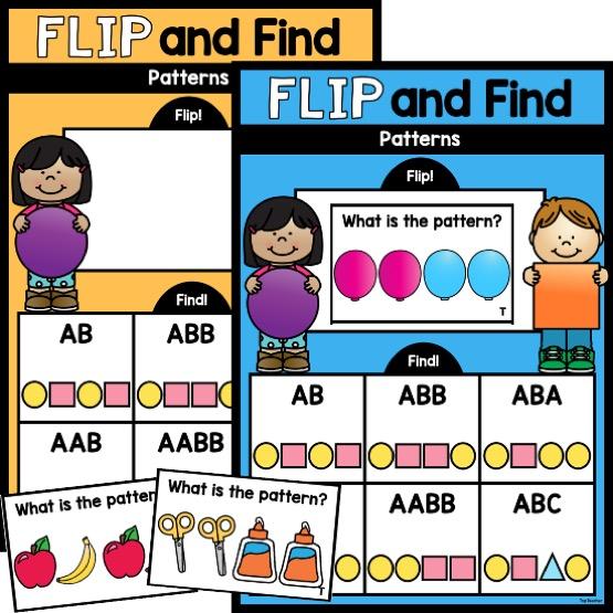 Flip & Find: Recognising Patterns Game - Top Teacher