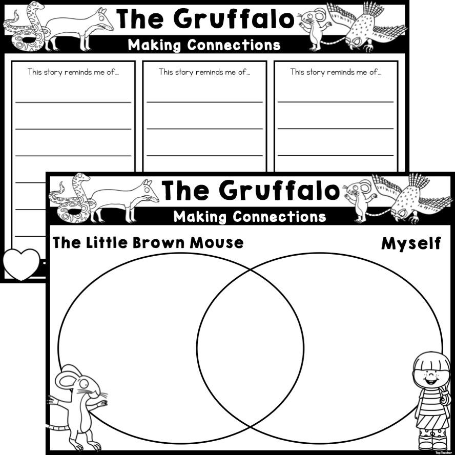 The Gruffalo: Making Connections Worksheets - Top Teacher