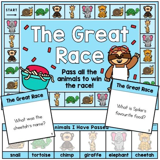 The Speedy Sloth: The Great Race Game - Top Teacher